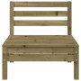 Sofá de jardín sin reposabrazos madera pino impregnada de , Sofás modulares de exterior - Ref: Foro24-837997, Precio: 50,42 €...
