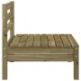 Sofá de jardín sin reposabrazos madera pino impregnada de , Sofás modulares de exterior - Ref: Foro24-837997, Precio: 49,65 €...