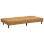 Sofá cama de 2 plazas terciopelo marrón de , Sofás - Ref: Foro24-375934, Precio: 224,20 €, Descuento: %