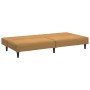 Sofá cama de 2 plazas terciopelo marrón de , Sofás - Ref: Foro24-375934, Precio: 228,15 €, Descuento: %