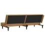 Sofá cama de 2 plazas terciopelo marrón de , Sofás - Ref: Foro24-375934, Precio: 224,20 €, Descuento: %