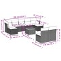 Set de sofás de jardín 10 pzas con cojines ratán sintético gris de , Conjuntos de jardín - Ref: Foro24-3223862, Precio: 512,8...