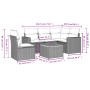 Set de muebles de jardín 6 pzas y cojines ratán sintético gris de , Conjuntos de jardín - Ref: Foro24-3224128, Precio: 356,21...