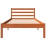 Estructura de cama madera maciza de pino marrón cera 90x200 cm de , Camas y somieres - Ref: Foro24-844142, Precio: 66,51 €, D...
