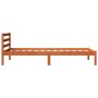 Estructura de cama madera maciza de pino marrón cera 90x200 cm de , Camas y somieres - Ref: Foro24-844142, Precio: 66,51 €, D...
