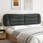 Cabecero de cama acolchado tela gris oscuro 200 cm de , Cabeceros y pies de cama - Ref: Foro24-374617, Precio: 83,80 €, Descu...
