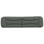 Cabecero de cama acolchado tela gris oscuro 200 cm de , Cabeceros y pies de cama - Ref: Foro24-374617, Precio: 83,80 €, Descu...
