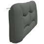 Cabecero de cama acolchado tela gris oscuro 200 cm de , Cabeceros y pies de cama - Ref: Foro24-374617, Precio: 83,80 €, Descu...