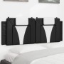 Cabecero de cama acolchado cuero sintético negro blanco 120 cm de , Cabeceros y pies de cama - Ref: Foro24-374786, Precio: 41...