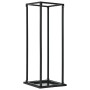 Leñero con base acero negro 37x37x113 cm de vidaXL, Bolsas y soportes de leña - Ref: Foro24-284702, Precio: 49,60 €, Descuent...