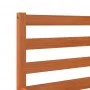 Solid wax brown pine wood bed frame 135x190 cm by , Beds and slatted bases - Ref: Foro24-844140, Price: 91,91 €, Discount: %