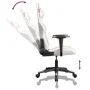 Silla gaming de masaje cuero sintético blanco y rosa de , Sillones para videojuegos - Ref: Foro24-345431, Precio: 114,96 €, D...