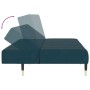 Sofá cama de 2 plazas terciopelo azul de , Sofás - Ref: Foro24-375873, Precio: 261,29 €, Descuento: %