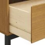 FLAM chest of drawers solid pine wood 110x40x80 cm by , Drawers - Ref: Foro24-376070, Price: 225,44 €, Discount: %