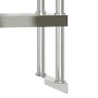 Mesa de trabajo para cocina con estante acero inox 110x30x150cm de , Restauración - Ref: Foro24-3208902, Precio: 293,80 €, De...
