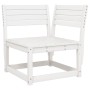 Juego de muebles de jardín 7 pzas madera maciza de pino blanco de , Conjuntos de jardín - Ref: Foro24-3216926, Precio: 623,63...