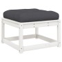 Set muebles jardín 4 pzas con cojines madera maciza pino blanco de , Conjuntos de jardín - Ref: Foro24-3216911, Precio: 452,8...