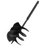 Earth drill with black steel handle 250 mm by vidaXL, Helical augers - Ref: Foro24-145258, Price: 70,71 €, Discount: %