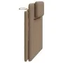 Gepolstertes Bettkopfteil aus Cappuccino-Kunstleder, 100 cm von , Kopf- und Fußteile - Ref: Foro24-374778, Preis: 39,43 €, Ra...