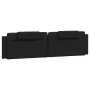 Black synthetic leather padded bed headboard 200 cm by , Headboards and footboards - Ref: Foro24-374814, Price: 66,80 €, Disc...