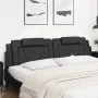 Black synthetic leather padded bed headboard 200 cm by , Headboards and footboards - Ref: Foro24-374814, Price: 66,80 €, Disc...