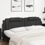 Cabecero de cama acolchado cuero sintético negro 200 cm de , Cabeceros y pies de cama - Ref: Foro24-374814, Precio: 71,45 €, ...