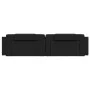 Black synthetic leather padded bed headboard 200 cm by , Headboards and footboards - Ref: Foro24-374814, Price: 66,80 €, Disc...