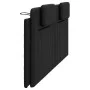 Black synthetic leather padded bed headboard 200 cm by , Headboards and footboards - Ref: Foro24-374814, Price: 66,80 €, Disc...