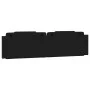 Black synthetic leather padded bed headboard 200 cm by , Headboards and footboards - Ref: Foro24-374814, Price: 66,80 €, Disc...