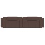 Cabecero de cama acolchado cuero sintético marrón 200 cm de , Cabeceros y pies de cama - Ref: Foro24-374816, Precio: 61,21 €,...