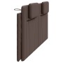 Cabecero de cama acolchado cuero sintético marrón 200 cm de , Cabeceros y pies de cama - Ref: Foro24-374816, Precio: 61,21 €,...