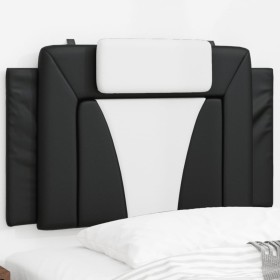 Cabecero de cama acolchado cuero sintético negro y blanco 80 cm de , Cabeceros y pies de cama - Ref: Foro24-374765, Precio: 2...