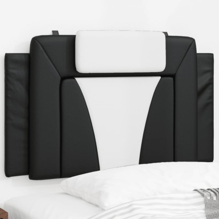 Cabecero de cama acolchado cuero sintético negro y blanco 80 cm de , Cabeceros y pies de cama - Ref: Foro24-374765, Precio: 2...