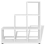 Estantería librería en forma de escalera 107 cm blanca en Librerías y estanterías | Comprar online en Foru.es