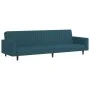 Sofá cama de 2 plazas terciopelo azul de , Sofás - Ref: Foro24-375936, Precio: 263,66 €, Descuento: %