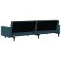Sofá cama de 2 plazas terciopelo azul de , Sofás - Ref: Foro24-375936, Precio: 263,66 €, Descuento: %