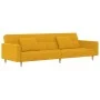 2-Sitzer-Schlafsofa mit zwei gelben Stoffkissen von , Sofas - Ref: Foro24-375804, Preis: 270,12 €, Rabatt: %
