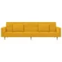 2-Sitzer-Schlafsofa mit zwei gelben Stoffkissen von , Sofas - Ref: Foro24-375804, Preis: 270,12 €, Rabatt: %