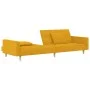 2-Sitzer-Schlafsofa mit zwei gelben Stoffkissen von , Sofas - Ref: Foro24-375804, Preis: 270,12 €, Rabatt: %