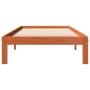 Estructura de cama madera maciza de pino marrón cera 90x200 cm de , Camas y somieres - Ref: Foro24-844168, Precio: 76,85 €, D...