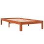 Estructura de cama madera maciza de pino marrón cera 90x200 cm de , Camas y somieres - Ref: Foro24-844168, Precio: 76,85 €, D...