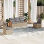 Juego de sofás jardín con cojines 5 pzas ratán sintético beige de , Conjuntos de jardín - Ref: Foro24-3259931, Precio: 312,72...