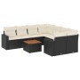 Set de sofás de jardín 8 piezas y cojines ratán sintético negro de , Conjuntos de jardín - Ref: Foro24-3224047, Precio: 492,9...
