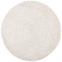 Alfombra peluda de pelo largo moderna PAMPLONA crema Ø 120 cm de , Alfombras - Ref: Foro24-375245, Precio: 34,56 €, Descuento: %