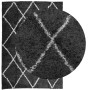 Alfombra de pelo largo moderna PAMPLONA negro y crema 120x170cm de , Alfombras - Ref: Foro24-375410, Precio: 38,50 €, Descuen...