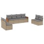 Juego de sofás de jardín con cojines beige 8 pzas ratán PE de , Conjuntos de jardín - Ref: Foro24-3259973, Precio: 468,05 €, ...