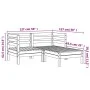 Sofá de jardín de 2 plazas con reposapiés madera maciza Douglas de , Sofás modulares de exterior - Ref: Foro24-838024, Precio...