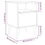 Finori Mesita de noche Lusk 61A roble Sonoma 38,5x38,5x57 cm de , Mesitas de noche - Ref: Foro24-377415, Precio: 148,13 €, De...