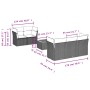 Set de muebles de jardín 6 pzas y cojines ratán sintético gris de , Conjuntos de jardín - Ref: Foro24-3255815, Precio: 374,93...