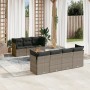 Set de sofás de jardín y cojines 8 piezas ratán sintético gris de , Conjuntos de jardín - Ref: Foro24-3255836, Precio: 469,95...